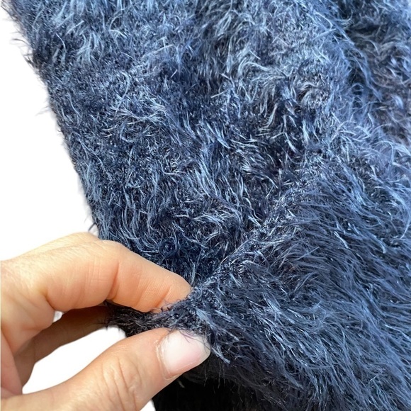 Zara Girls Winter Collection Deep Purple Fuzzy Cardigan Size 11-12 - Picture 7 of 13